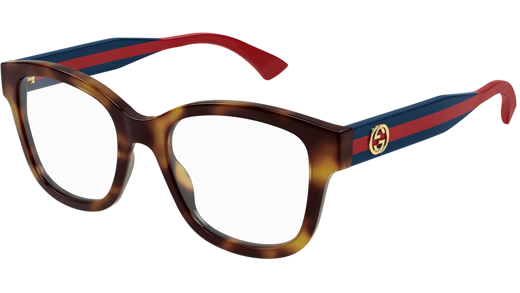Occhiali da vista GUCCI GG1863O Shiny medium brown havana
