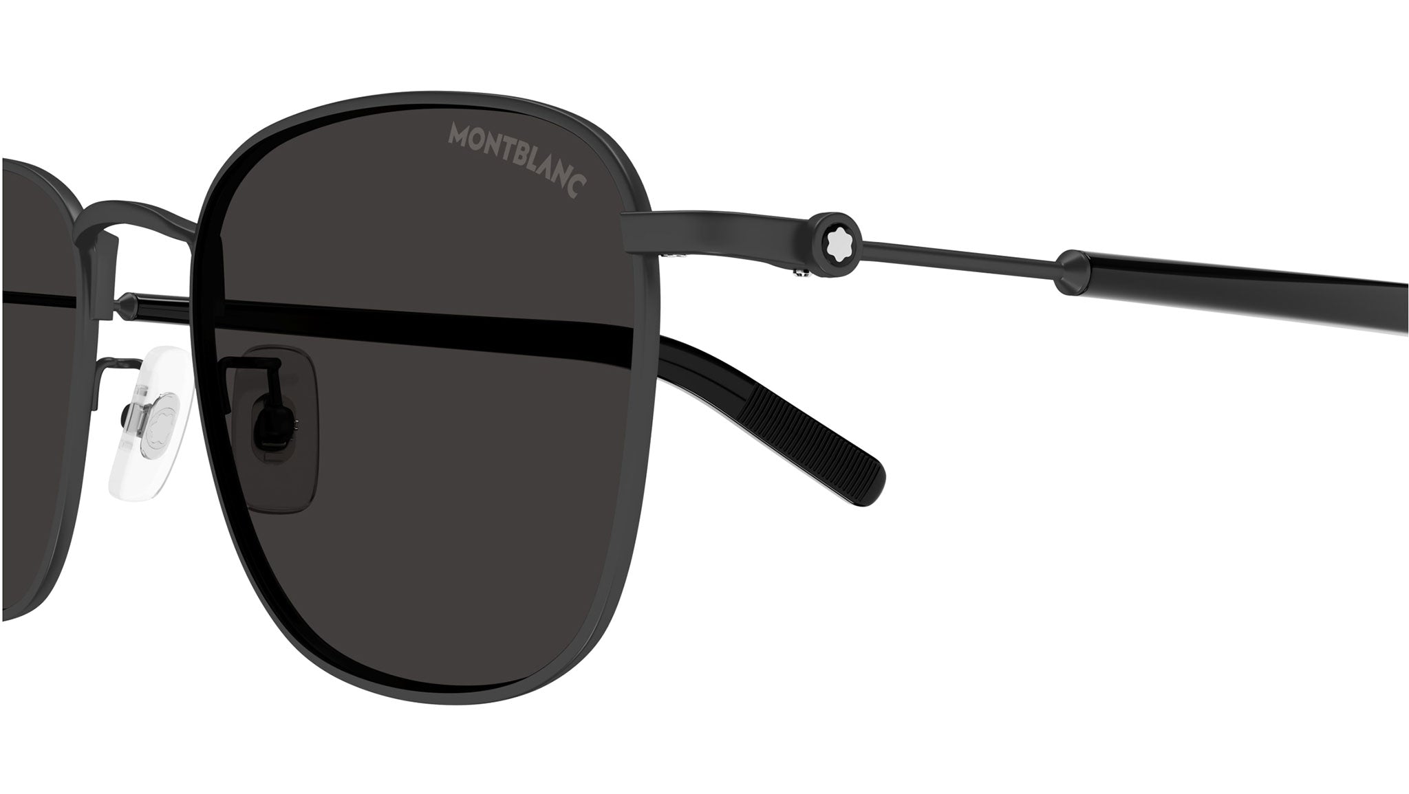 Occhiali da sole MONTBLANC MB0392SA Semimatte black