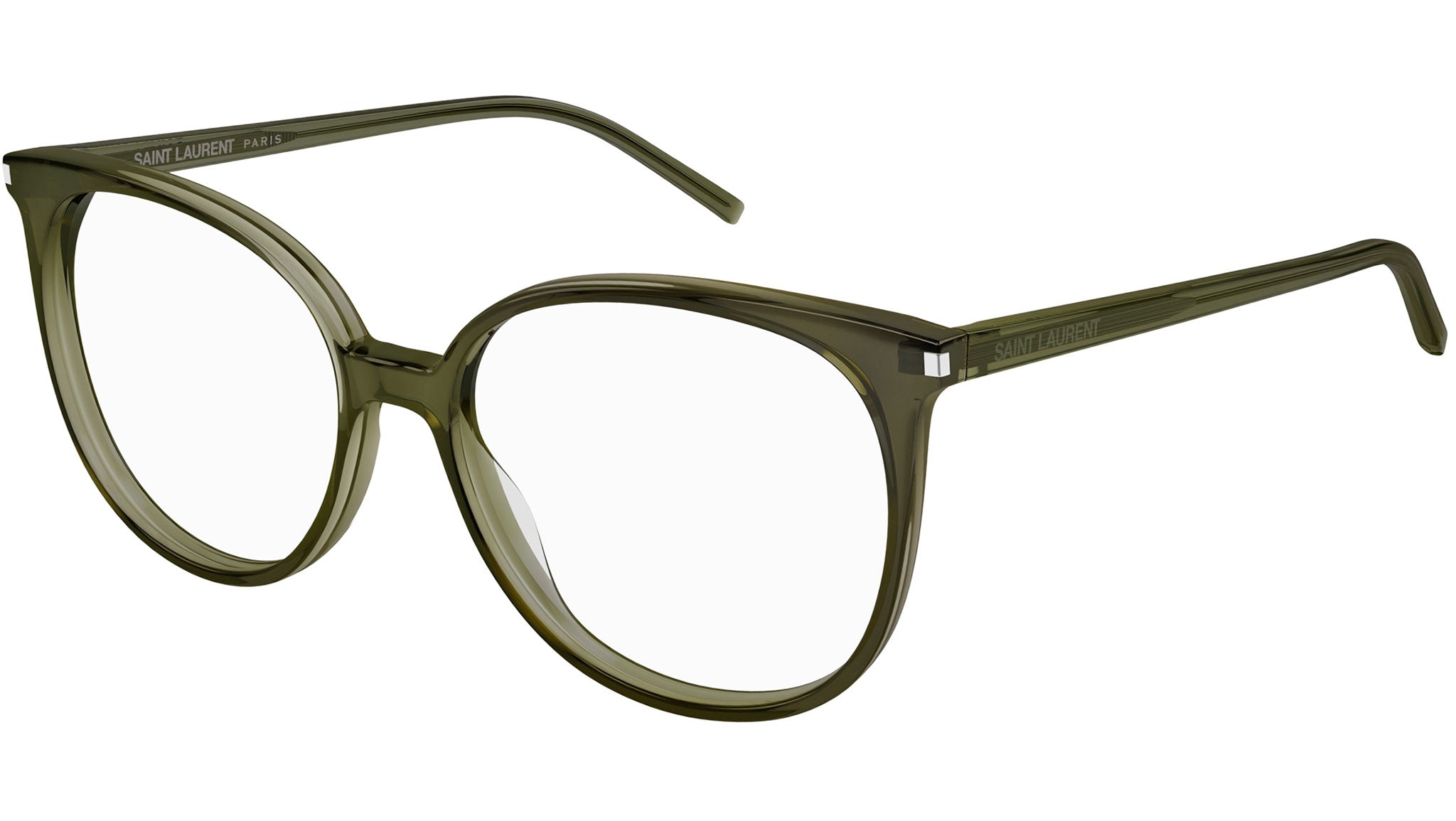 Occhiali da vista SAINT LAURENT SL39 Shiny transparent green