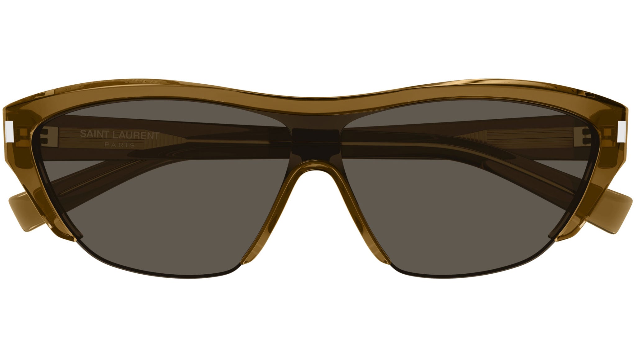 Occhiali da sole SAINT LAURENT SL704 Shiny transparent cognac brown