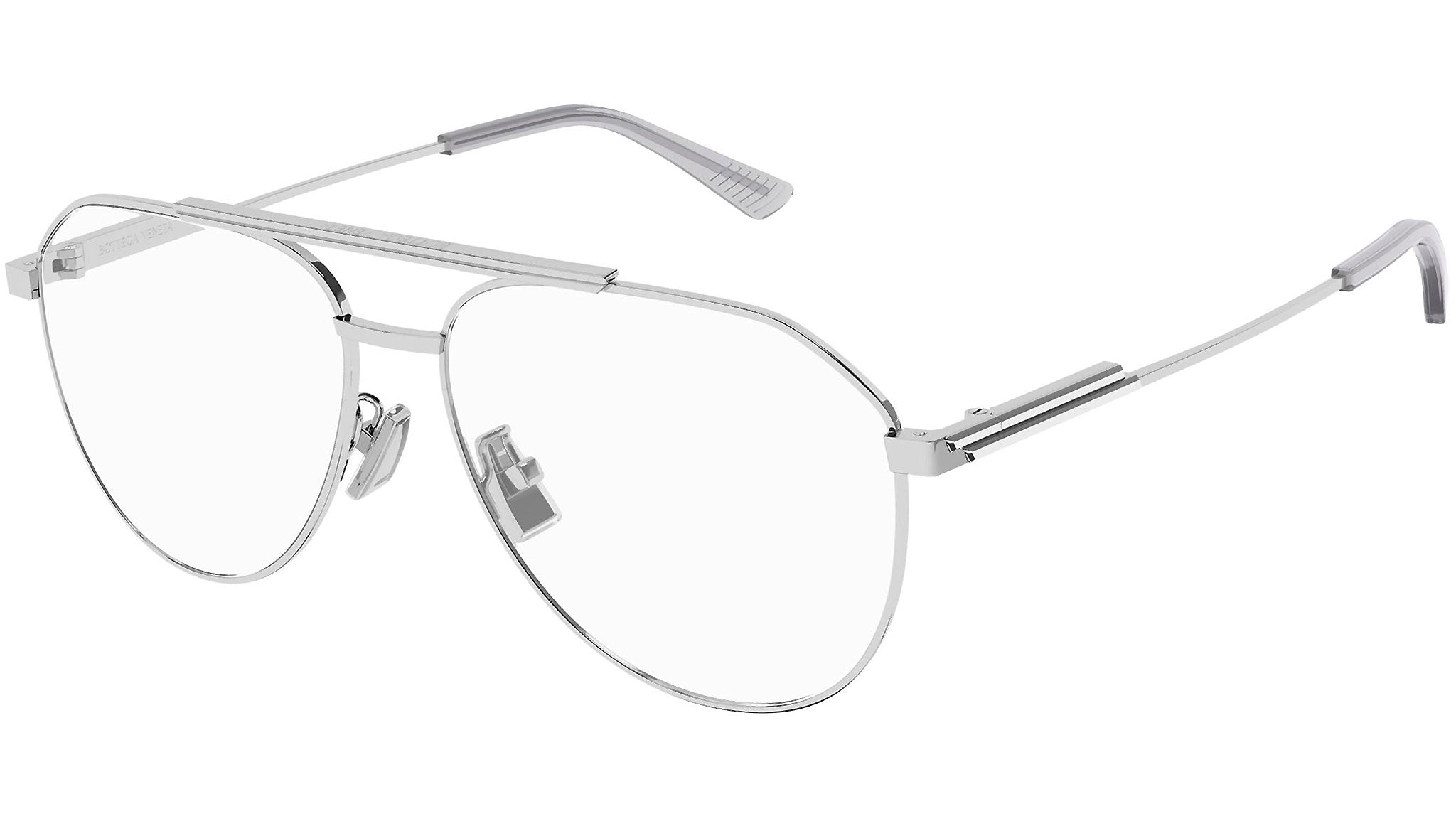 Occhiali da vista BOTTEGA VENETA BV1158O Shiny silver