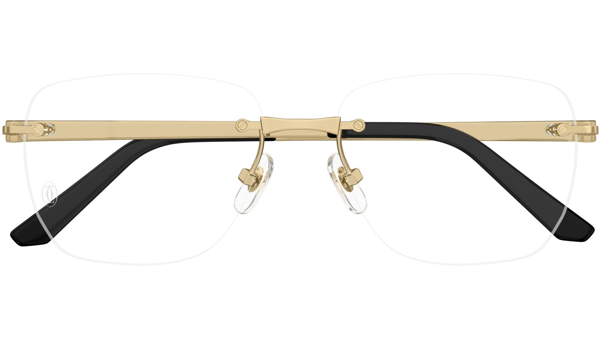 Occhiali da vista CARTIER CT0512O Brushed and smooth golden finish