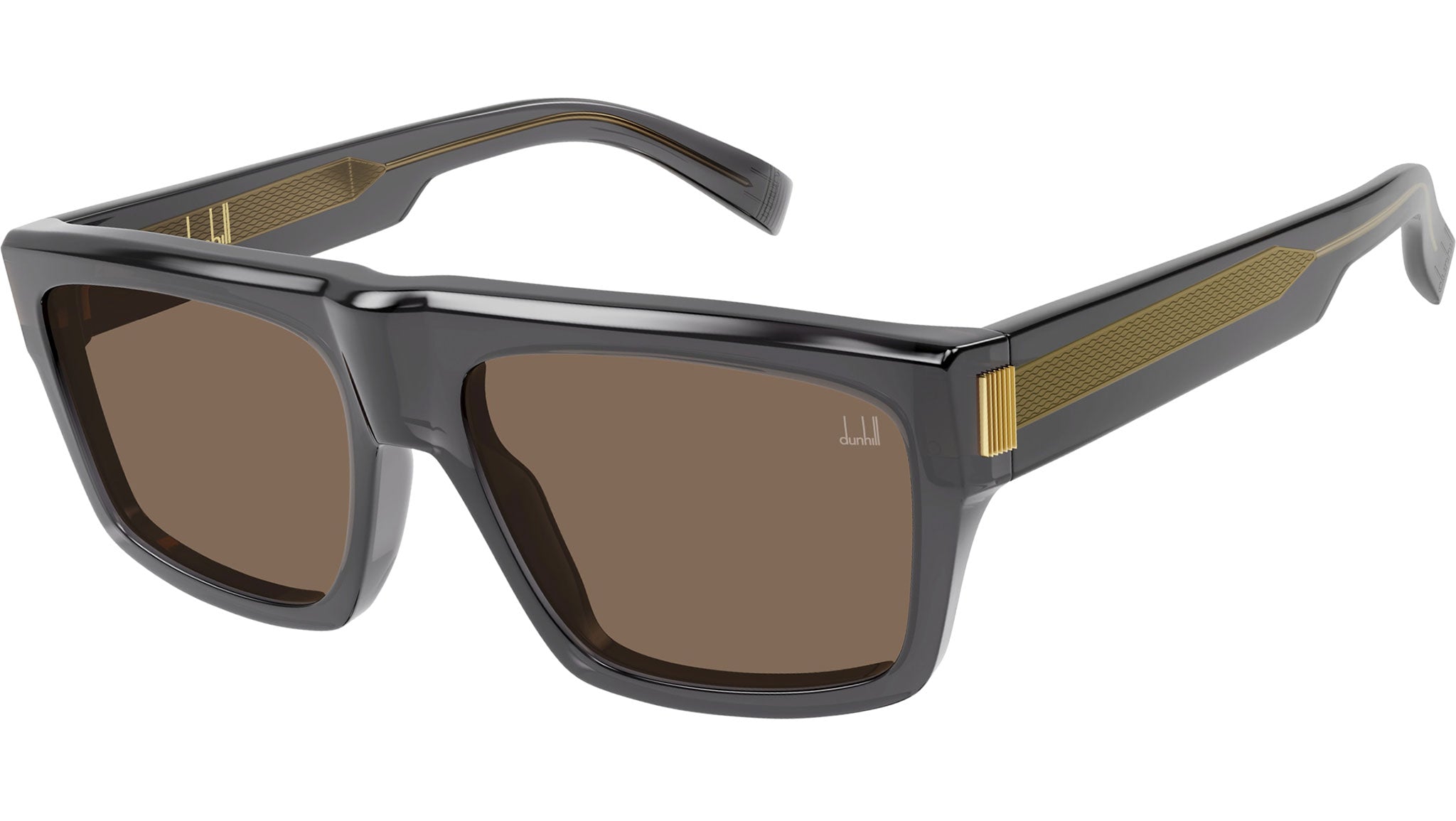 Occhiali da sole DUNHILL DU0055S Shiny transparent dark gray