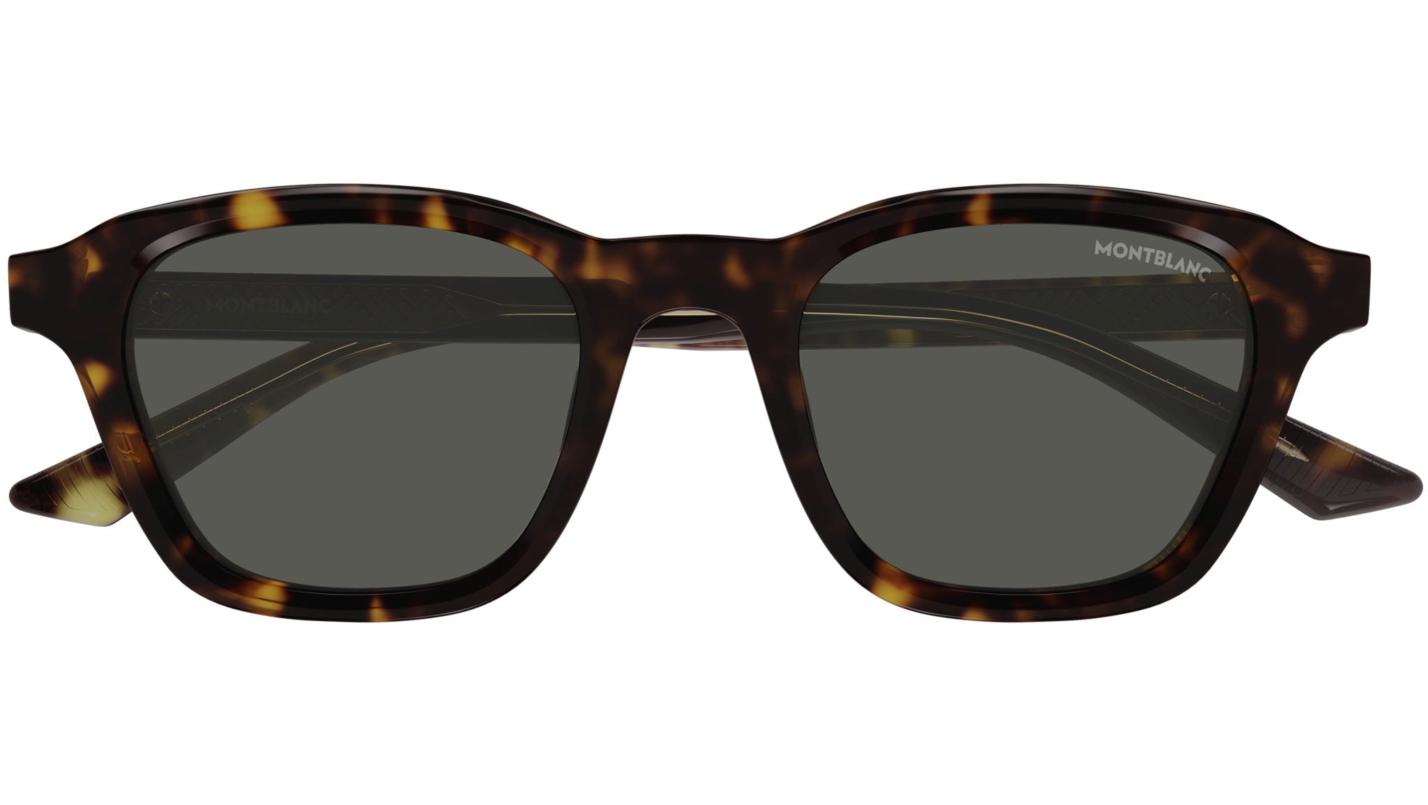 Occhiali da sole MONTBLANC MB0384S Shiny dark havana