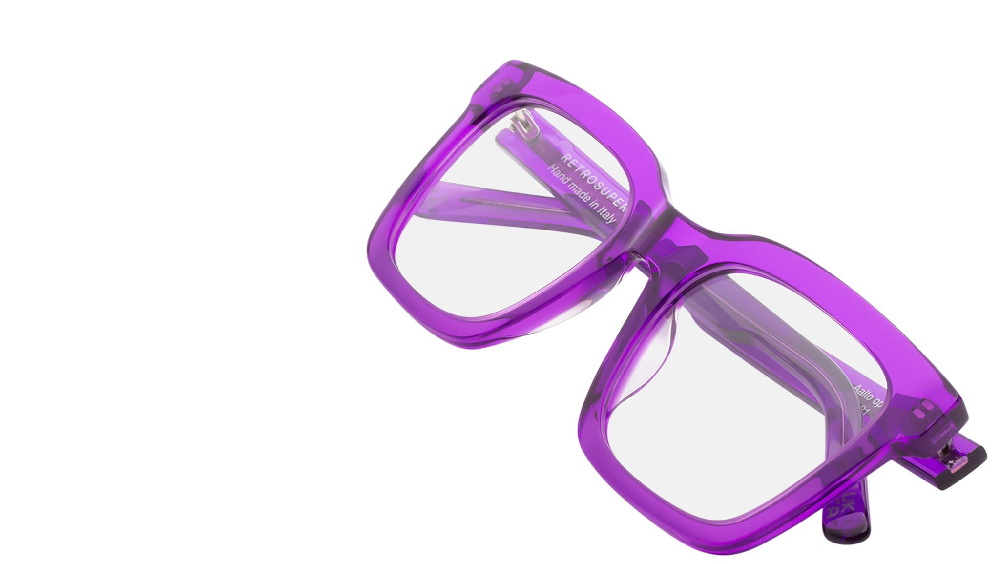 Occhiali RETROSUPERFUTURE Aalto Purple crystal