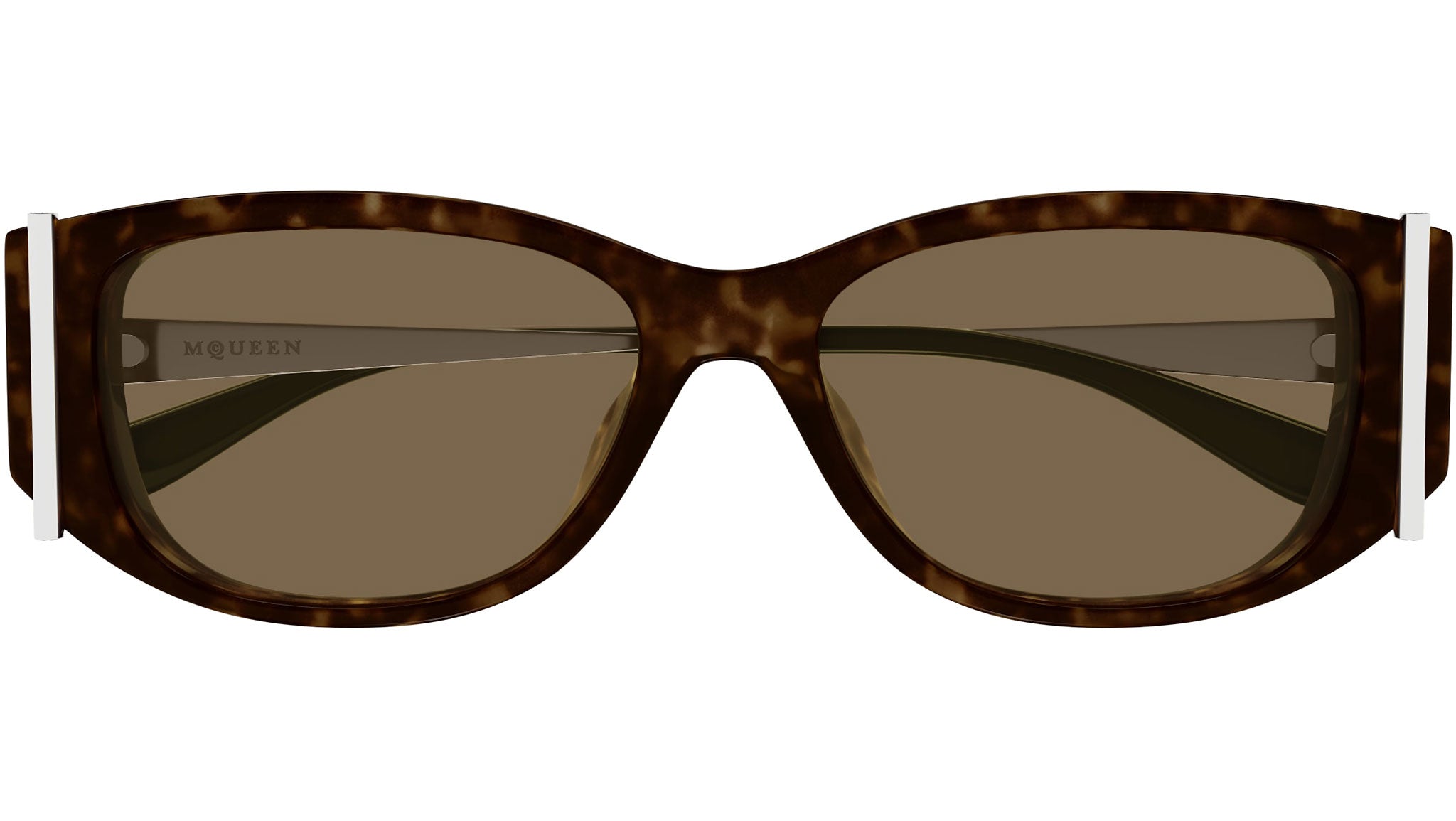 Occhiali da sole ALEXANDER MCQUEEN AM0494SA Shiny dark havana