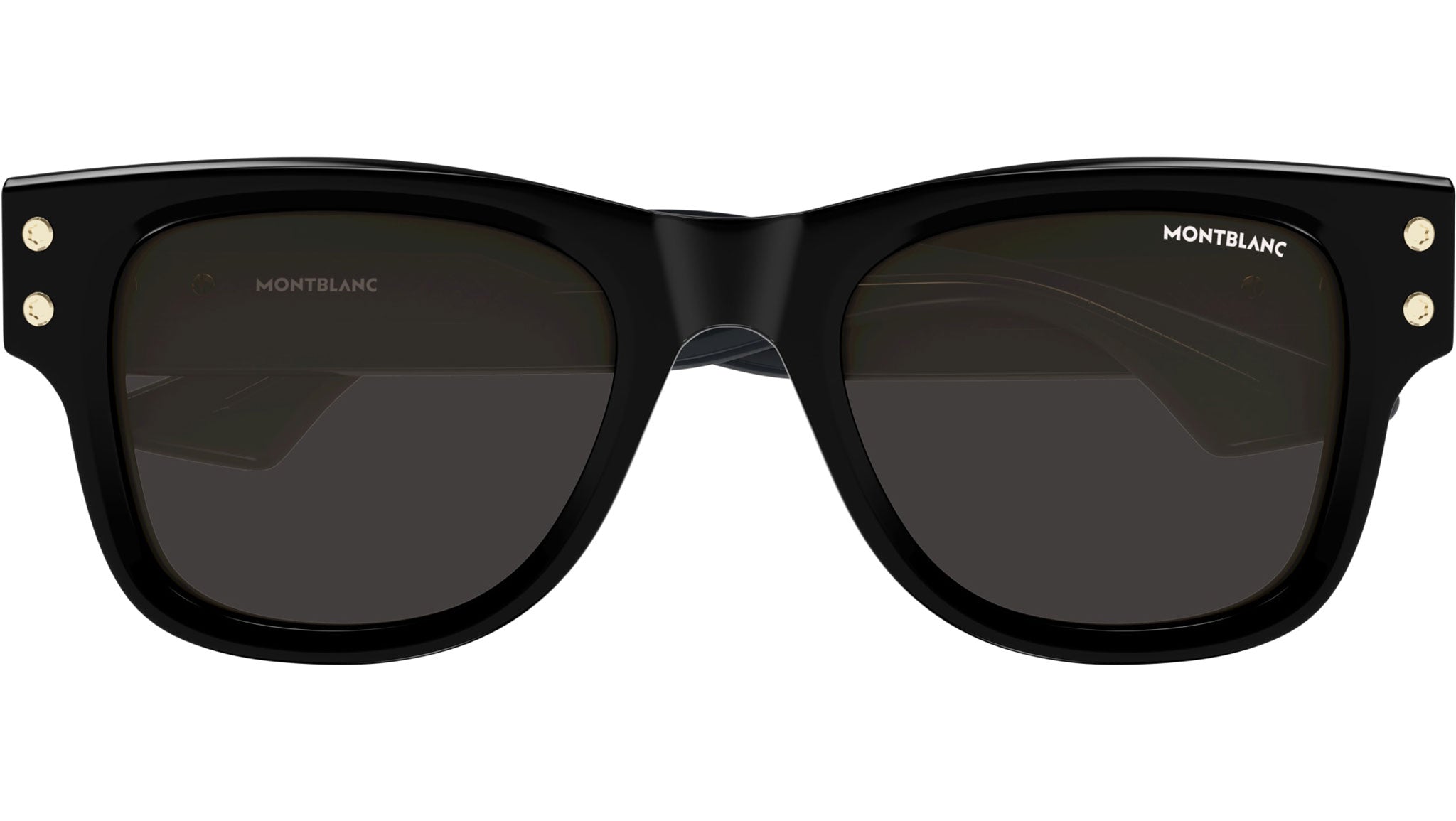 Occhiali da sole MONTBLANC MB0381S Shiny solid black
