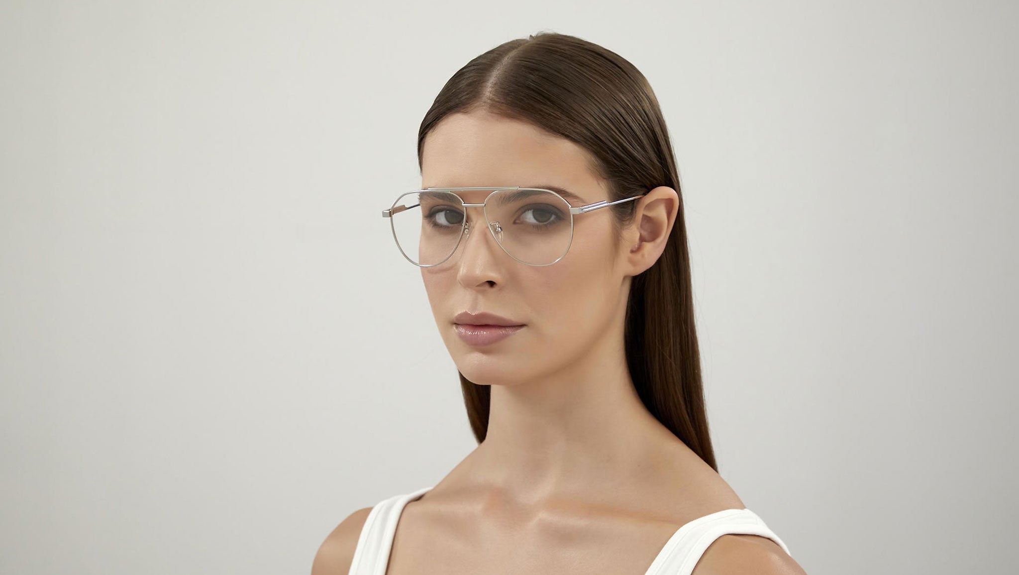 Occhiali da vista BOTTEGA VENETA BV1158O Shiny silver