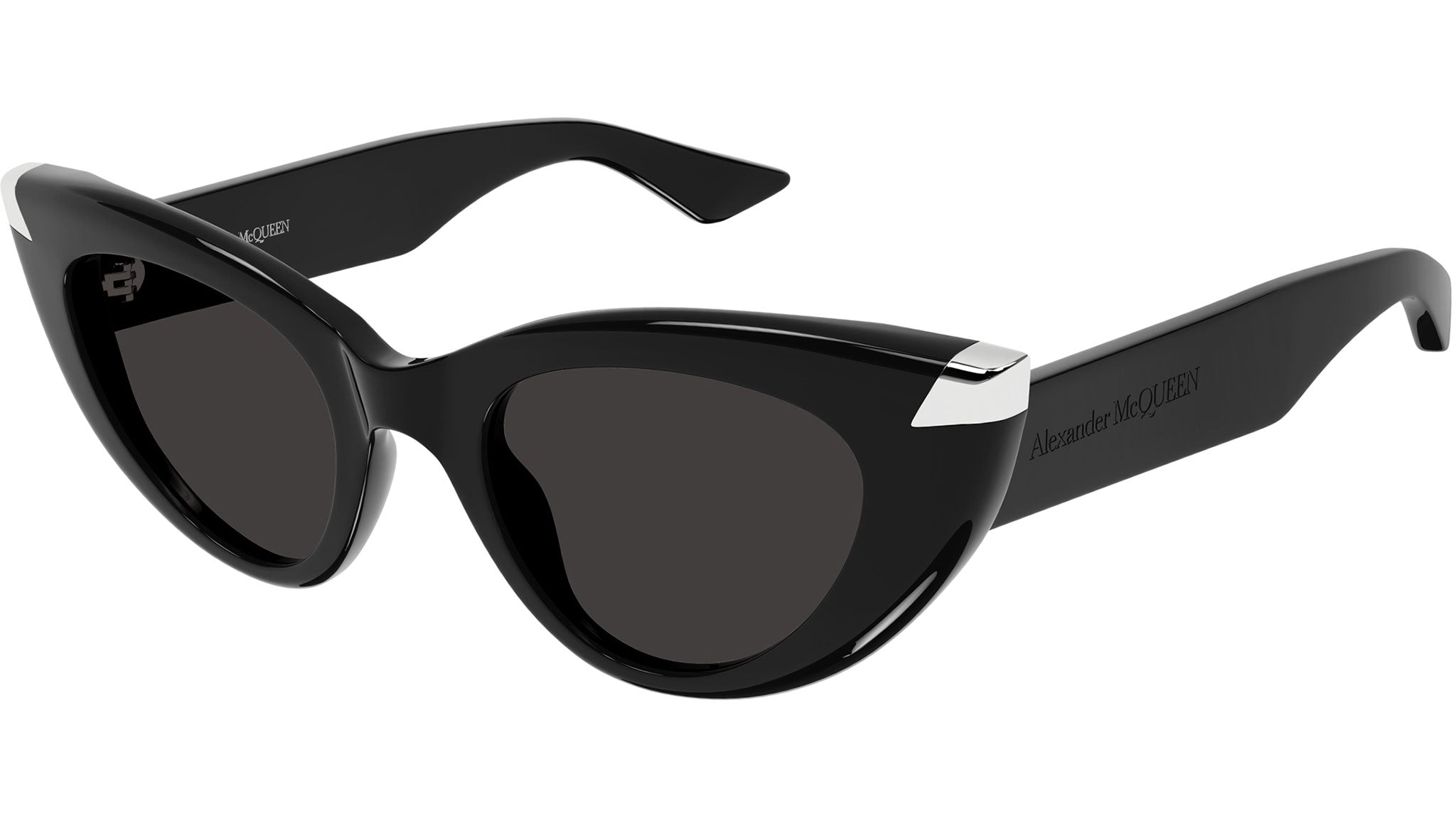 Occhiali da sole ALEXANDER MCQUEEN AM0442S Shiny solid black