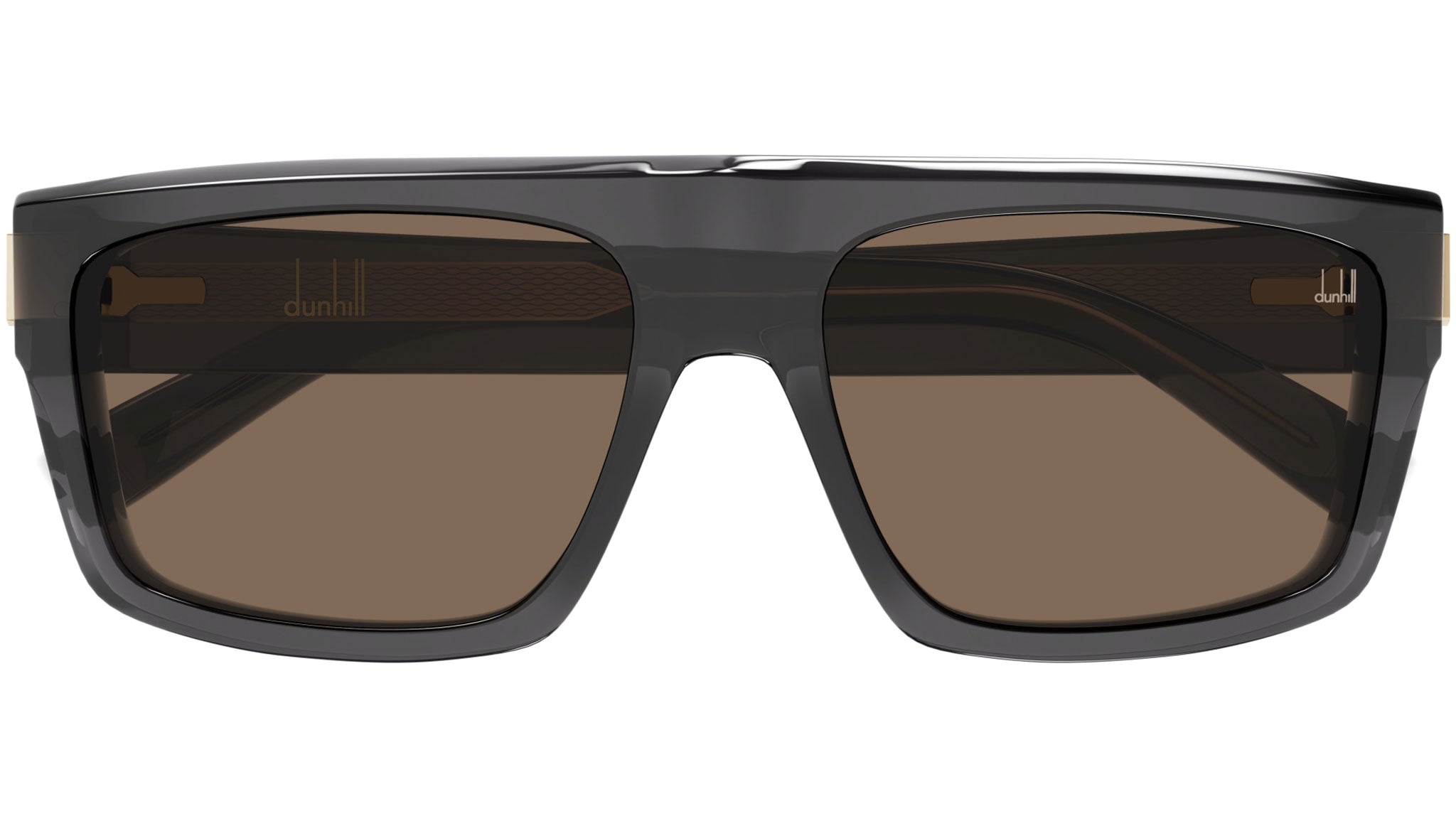 Occhiali da sole DUNHILL DU0055S Shiny transparent dark gray