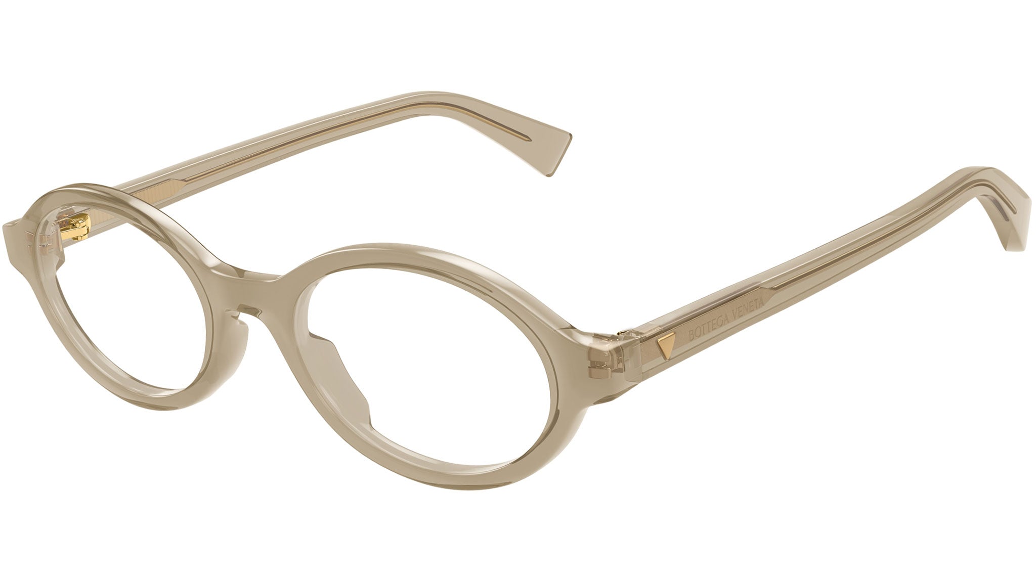 Occhiali da vista BOTTEGA VENETA BV1367O Shiny transparent brown