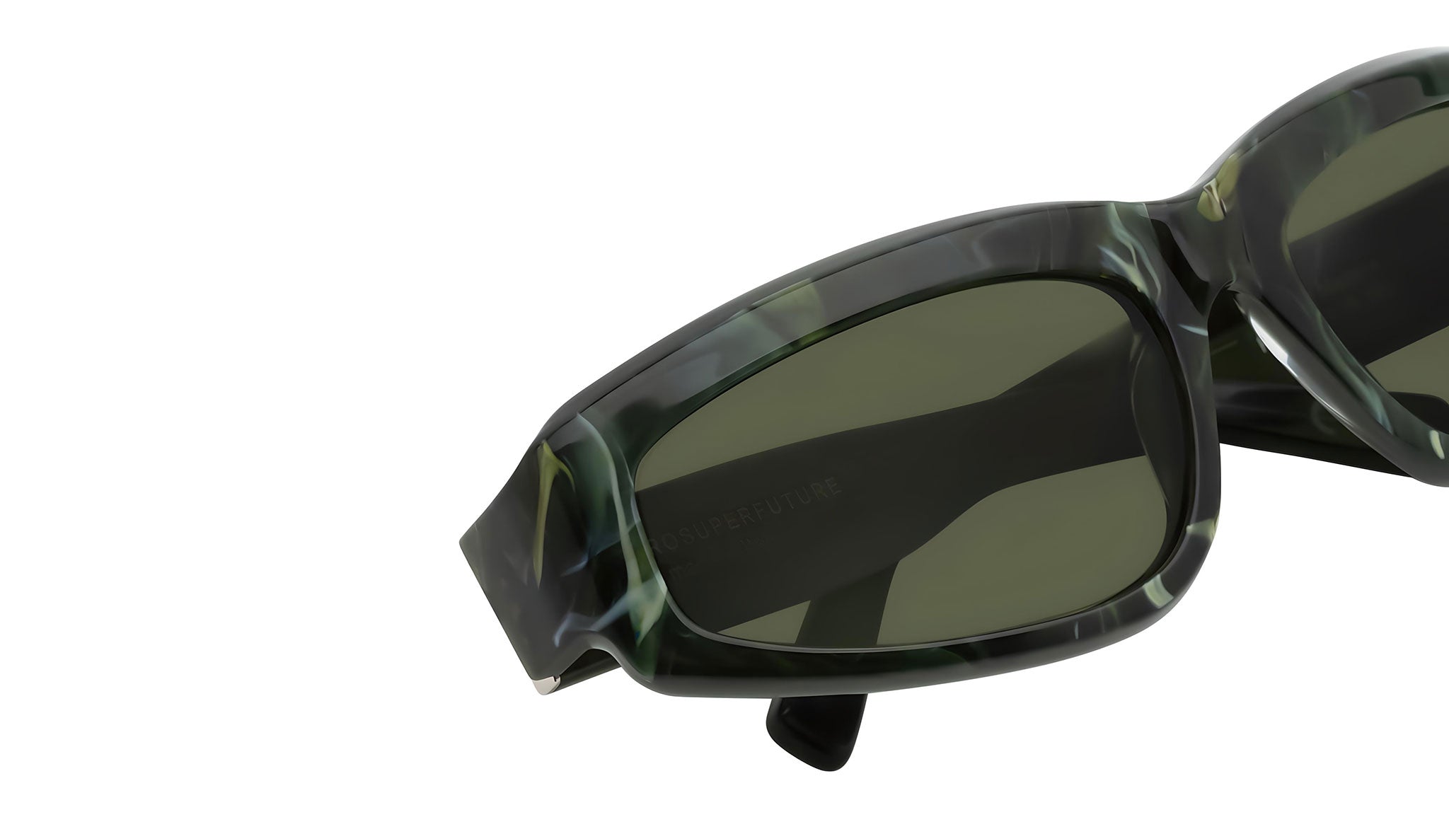 Occhiali RETROSUPERFUTURE Motore Green marbled