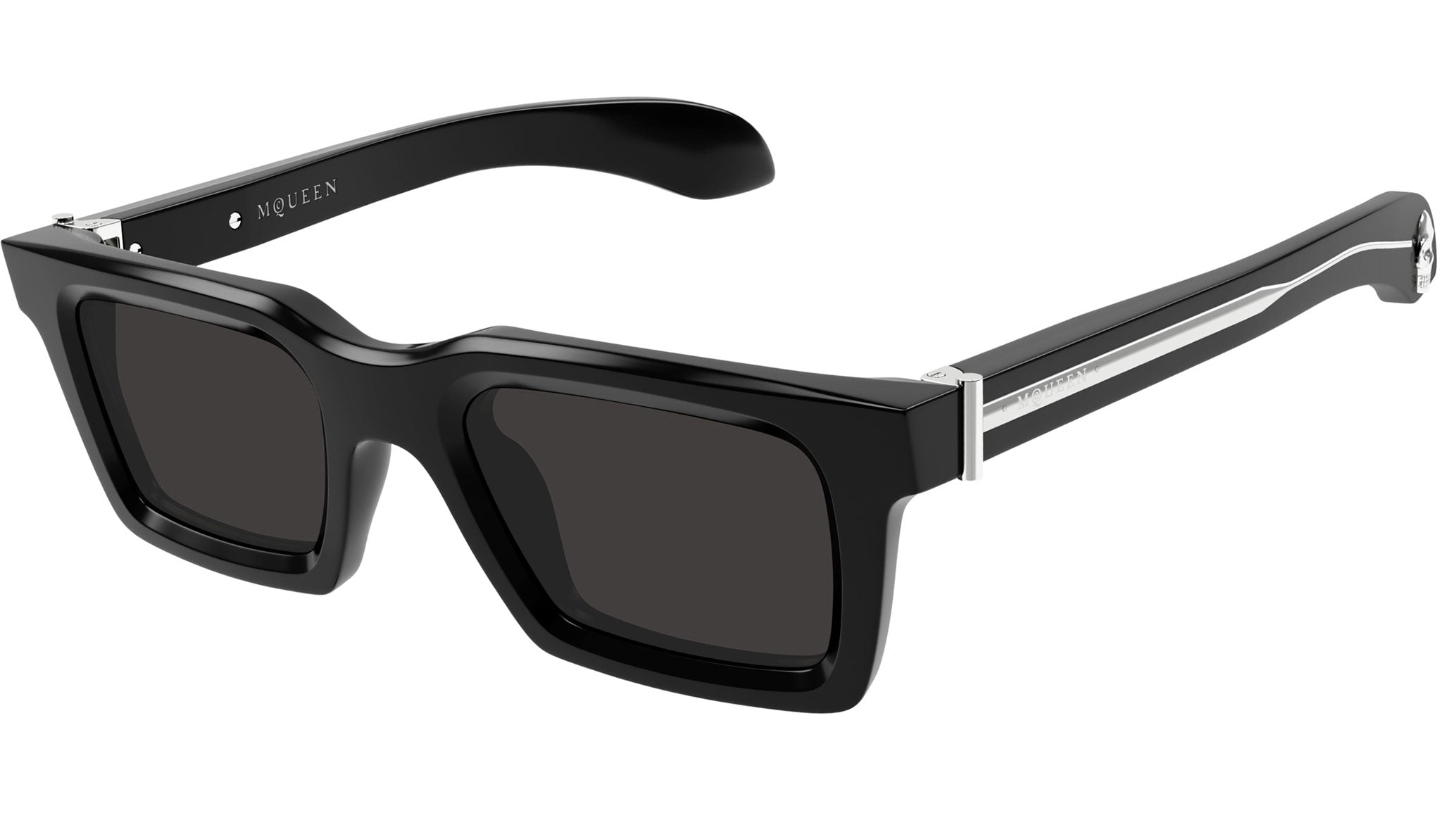 Occhiali da sole ALEXANDER MCQUEEN AM0506S Shiny solid black