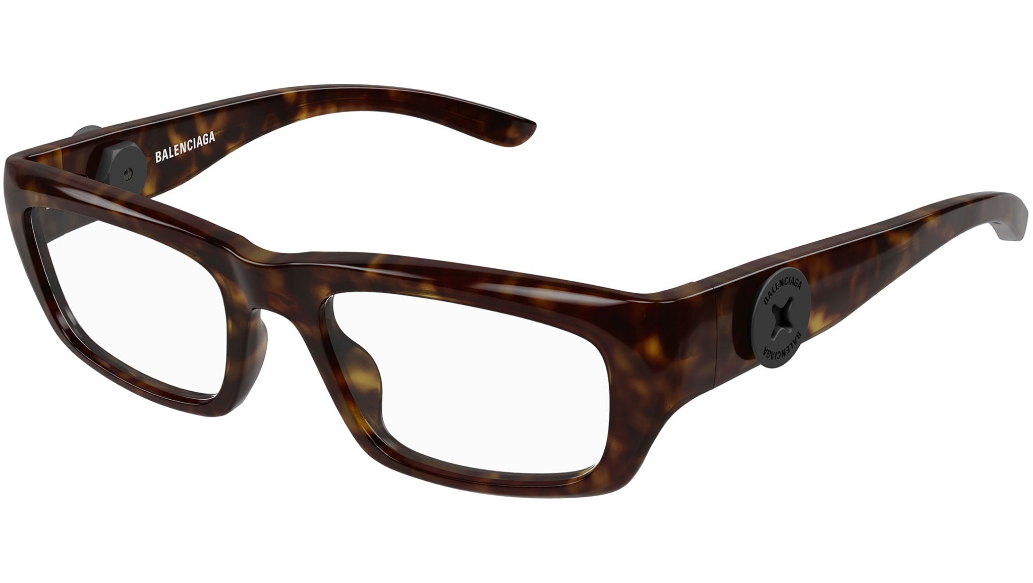 Occhiali da vista BALENCIAGA BB0411O Shiny dark havana