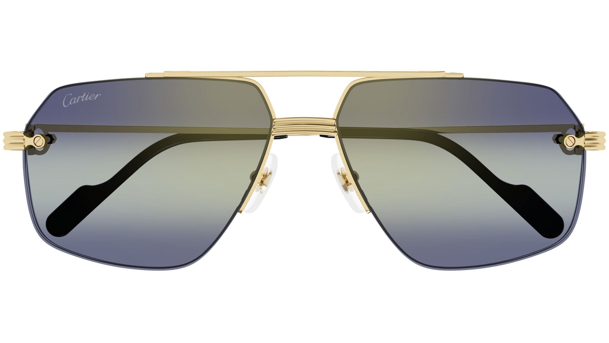 Occhiali da sole CARTIER CT0426S Smooth golden finish