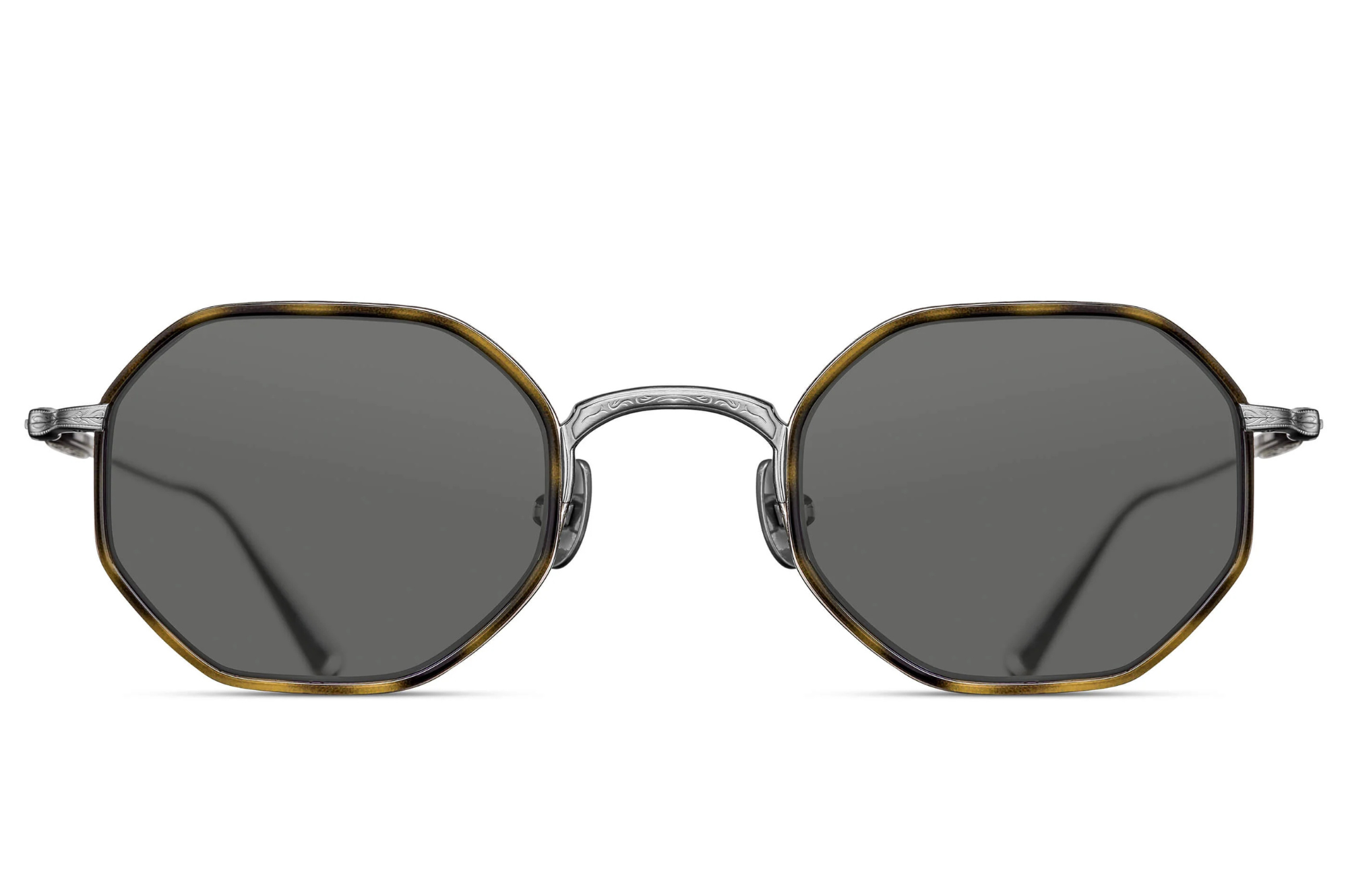 Occhiali da sole MATSUDA M3086-I Brushed Silver - Khaki Tortoise