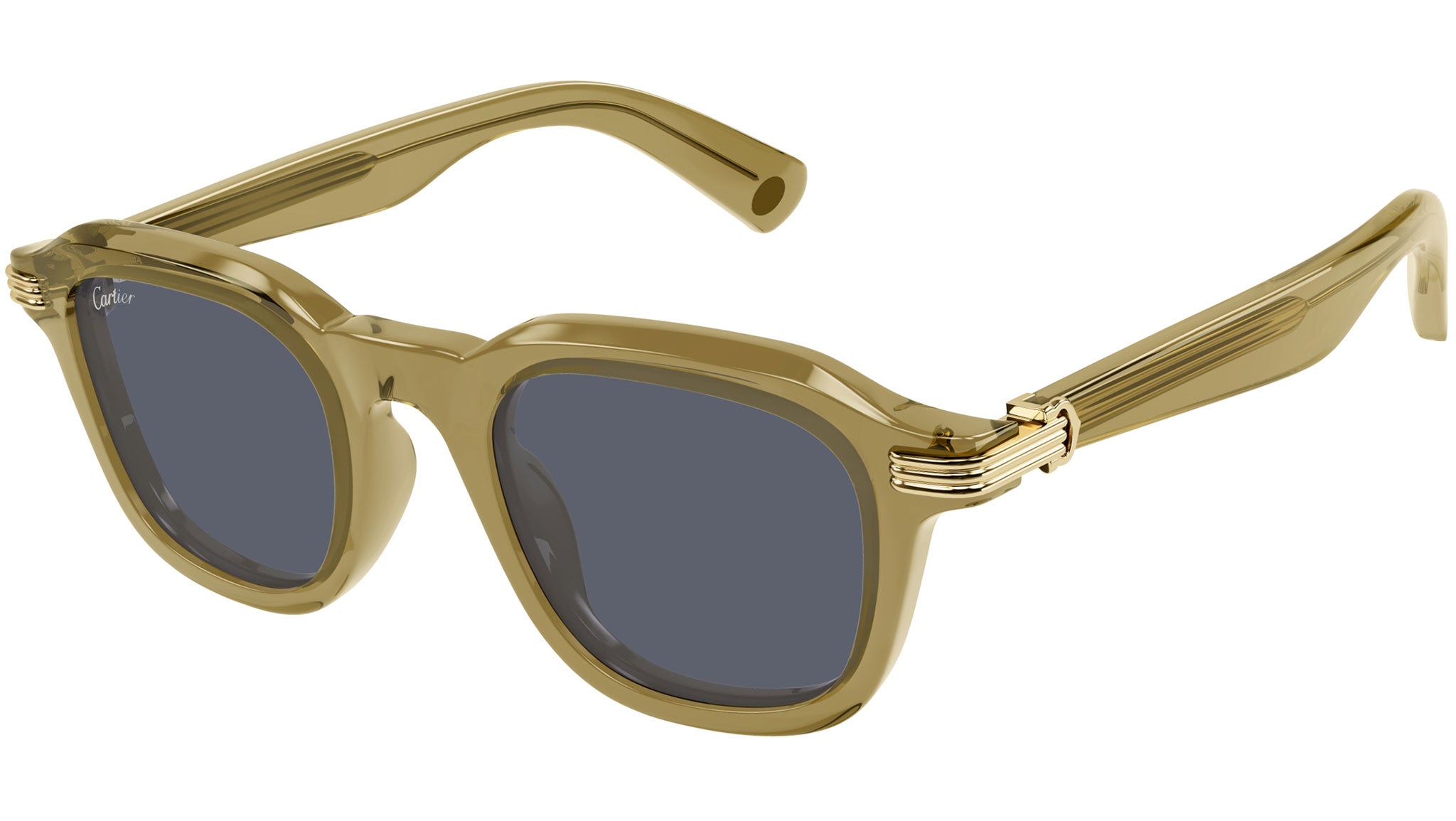 Occhiali da sole CARTIER CT0536S Transparent ochra