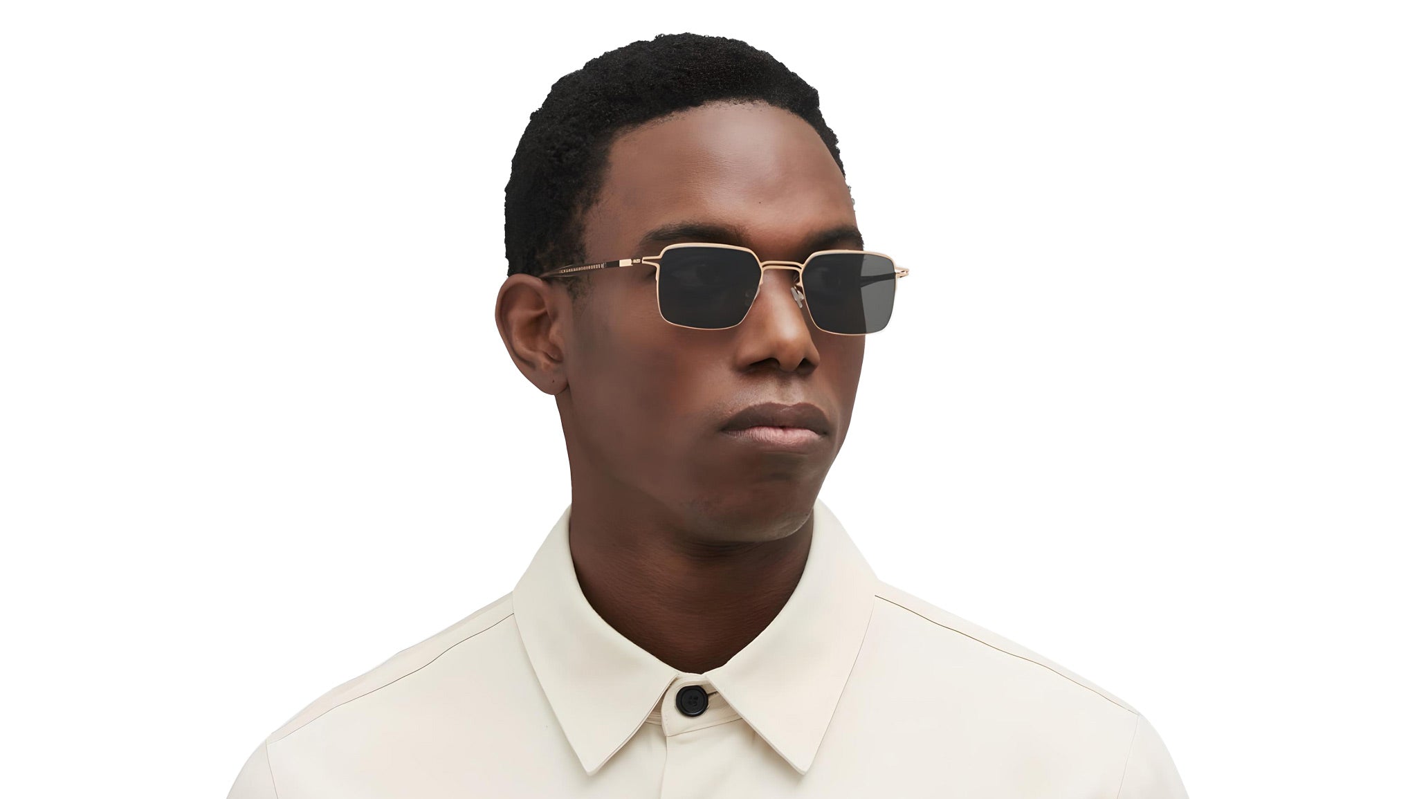Occhiali da sole MYKITA ALCOTT Champagne gold