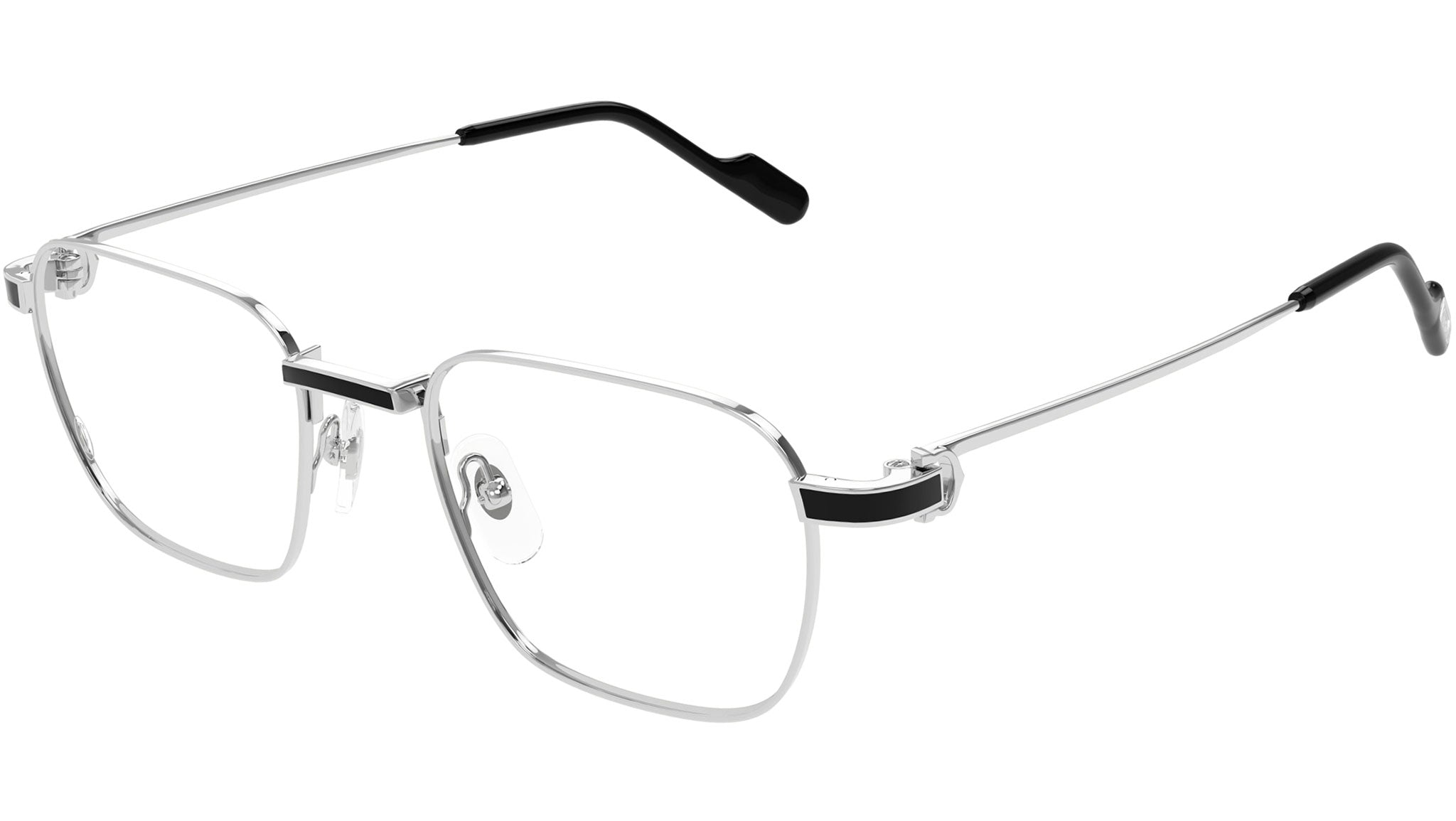 Occhiali da vista CARTIER CT0518O Smooth platinum finish