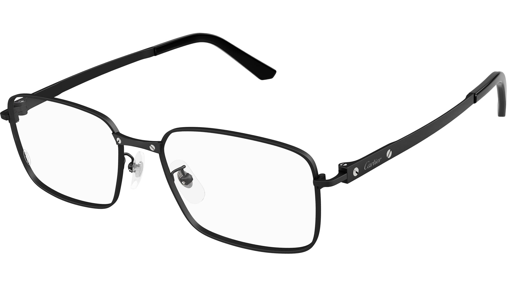 Occhiali da vista CARTIER CT0555OA Matte black pvd finish