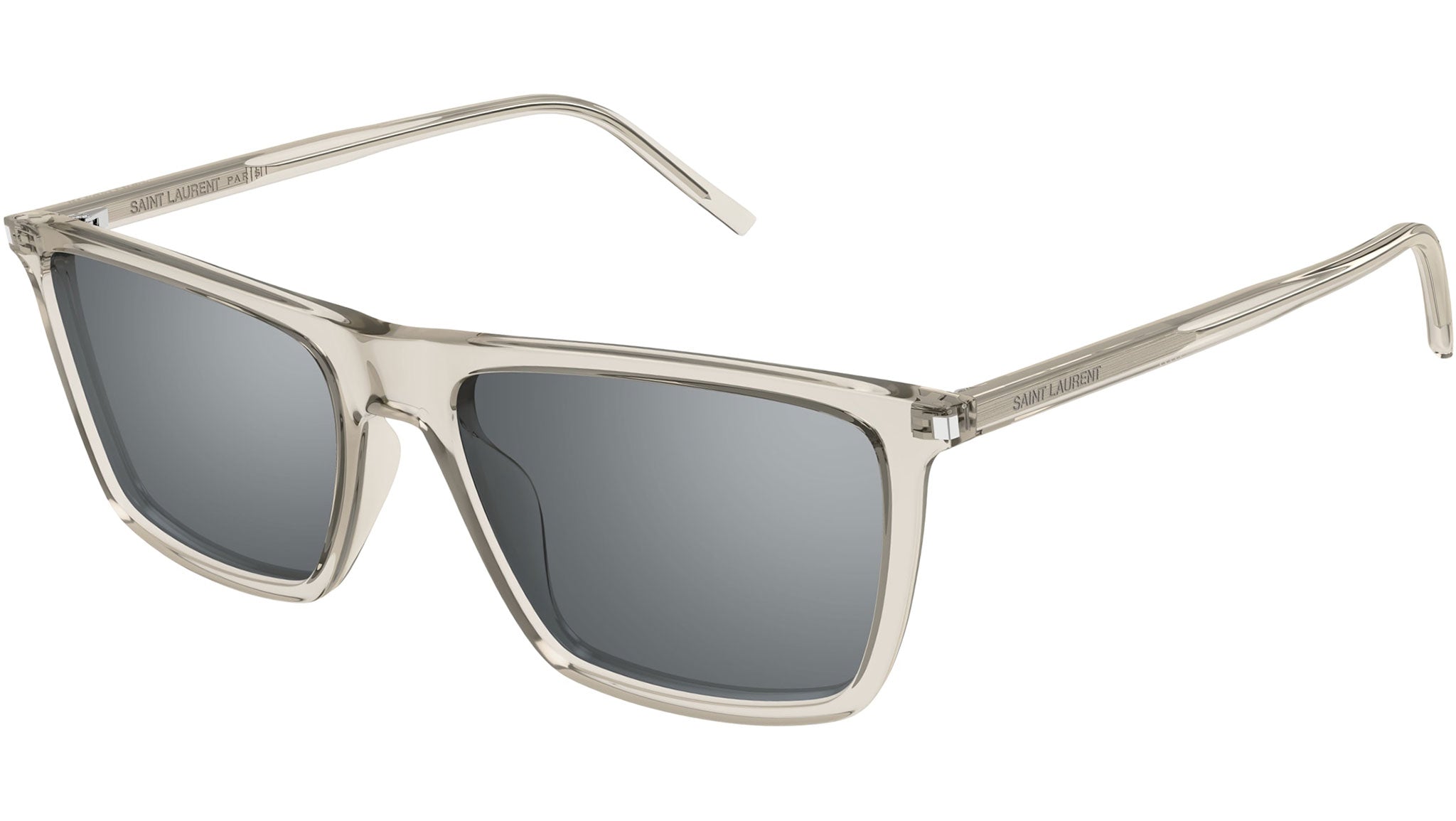 Occhiali da sole SAINT LAURENT SL668 Shiny transparent cream