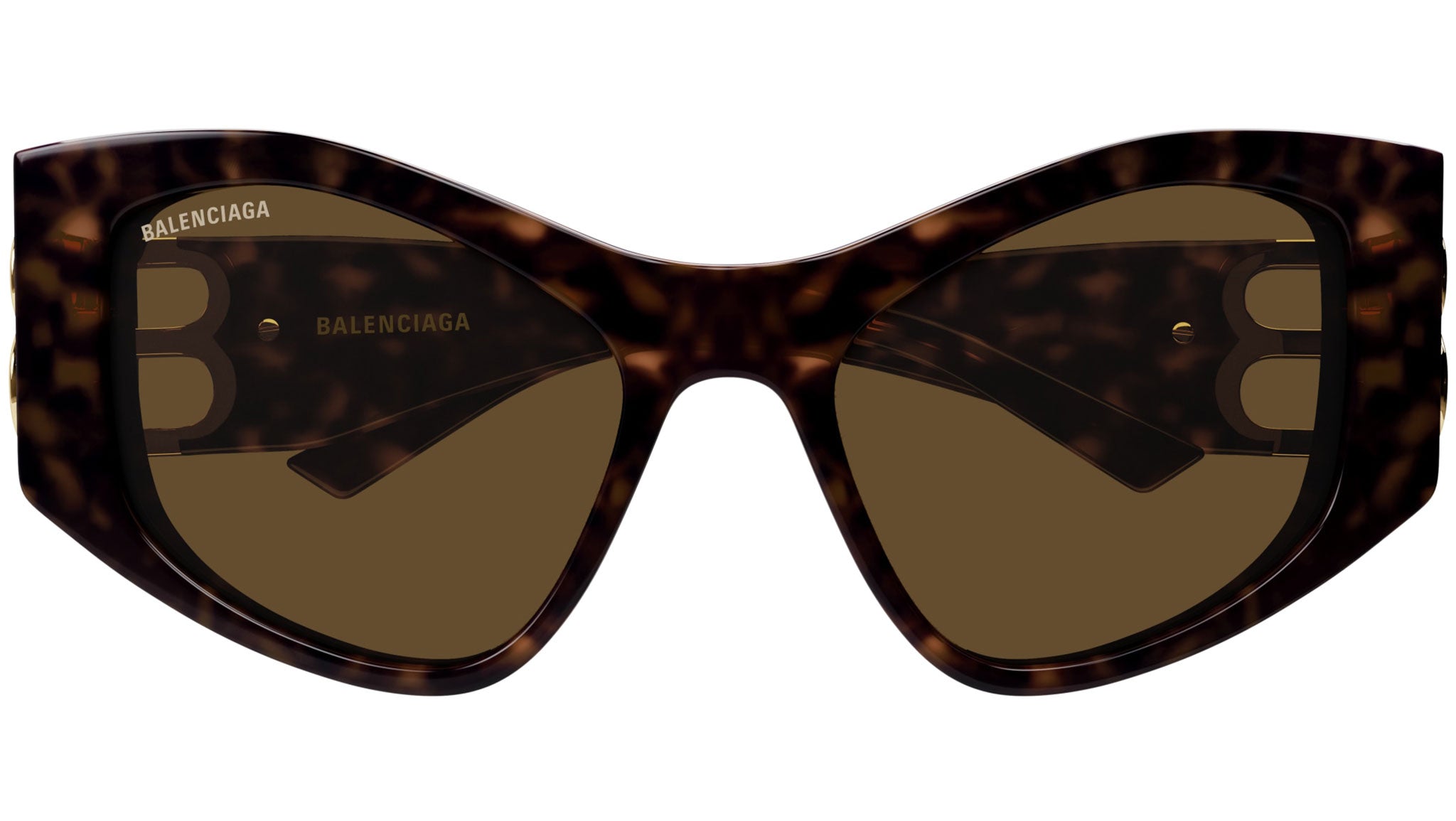Occhiali da sole BALENCIAGA BB0287S Shiny dark havana