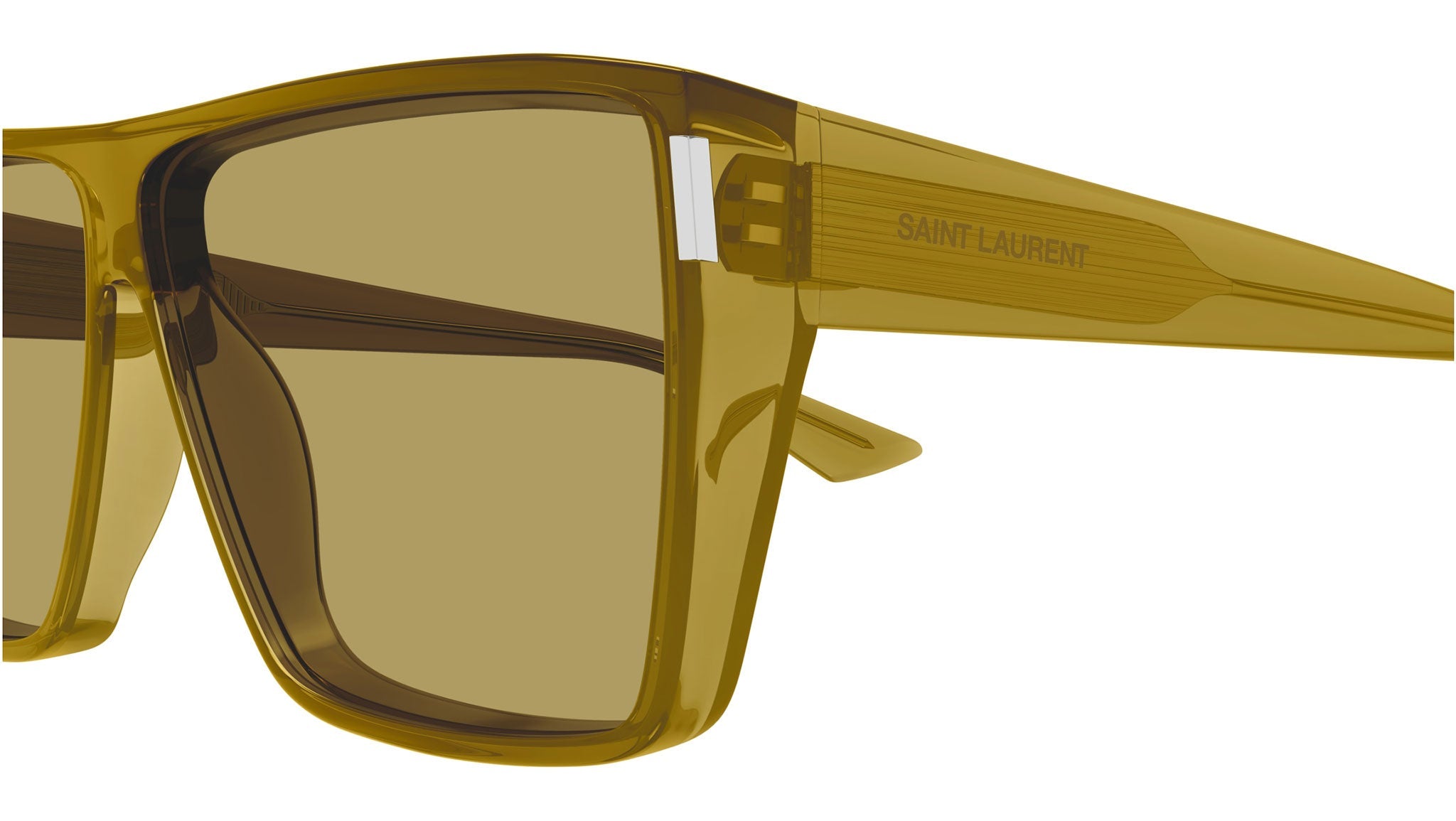 Occhiali da sole SAINT LAURENT SL756 Shiny transparent ocra