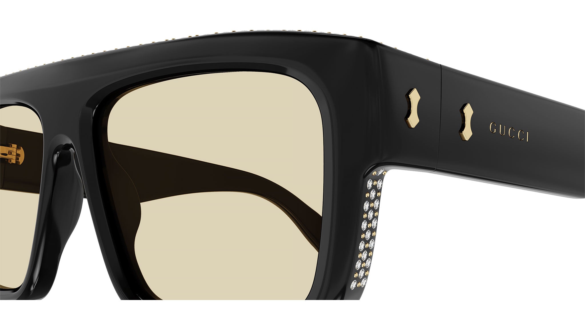 Occhiali da sole GUCCI GG1461S Shiny black with strass