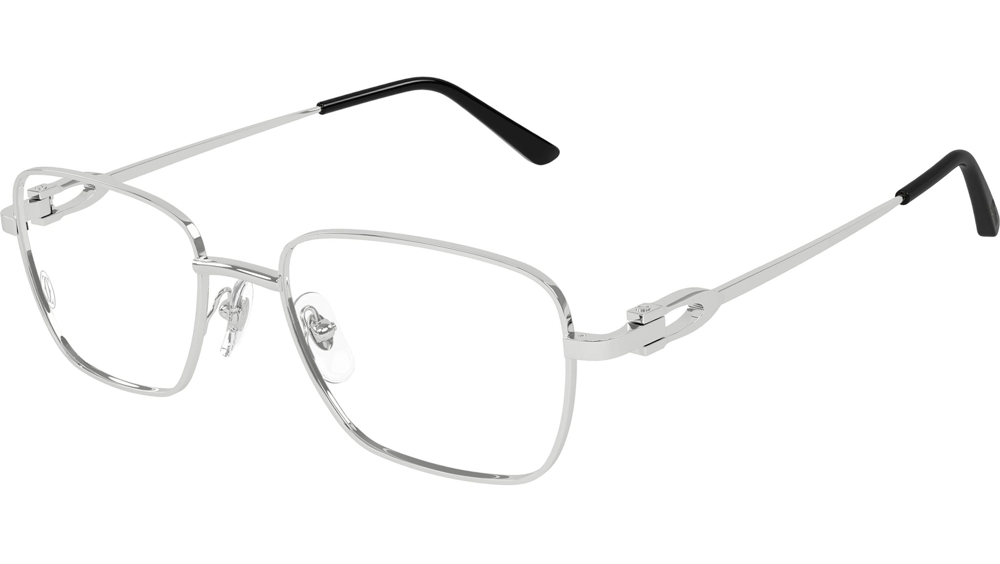 Occhiali da vista CARTIER CT0519O Smooth platinum finish