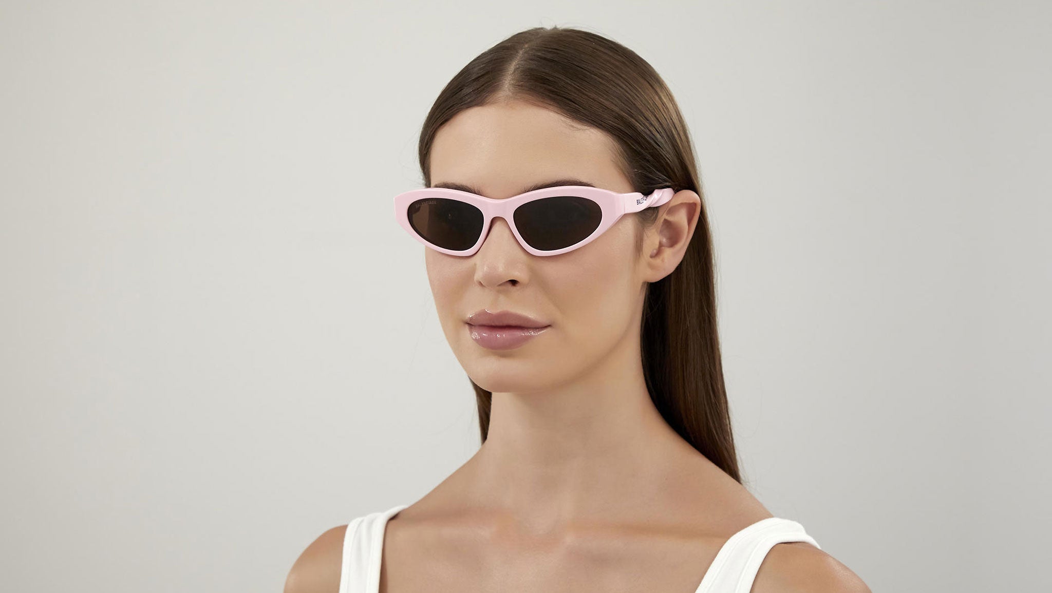 Occhiali da sole BALENCIAGA BB0207S Shiny solid pink