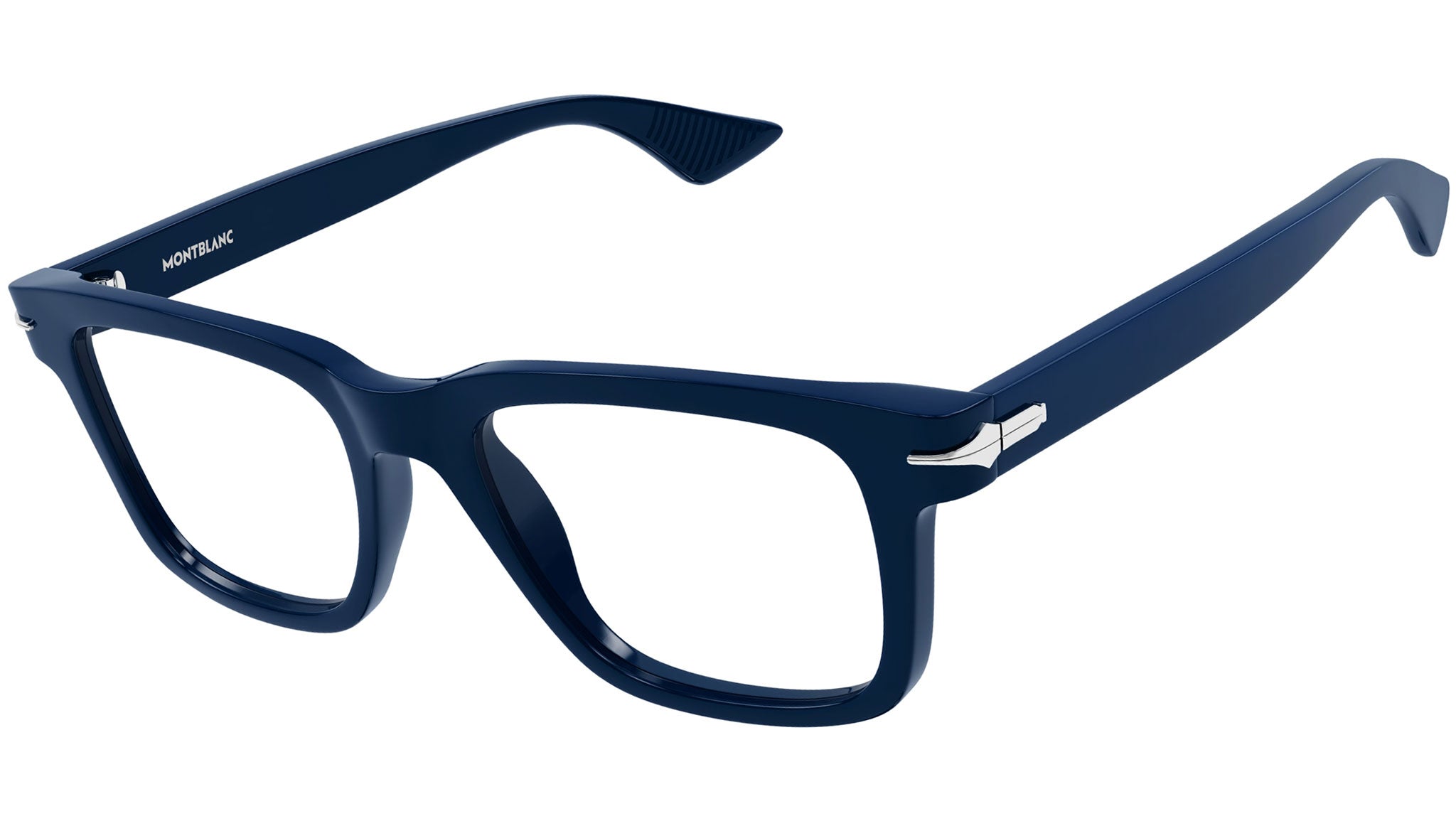 Occhiali da vista MONTBLANC MB0266O Solid shiny blue