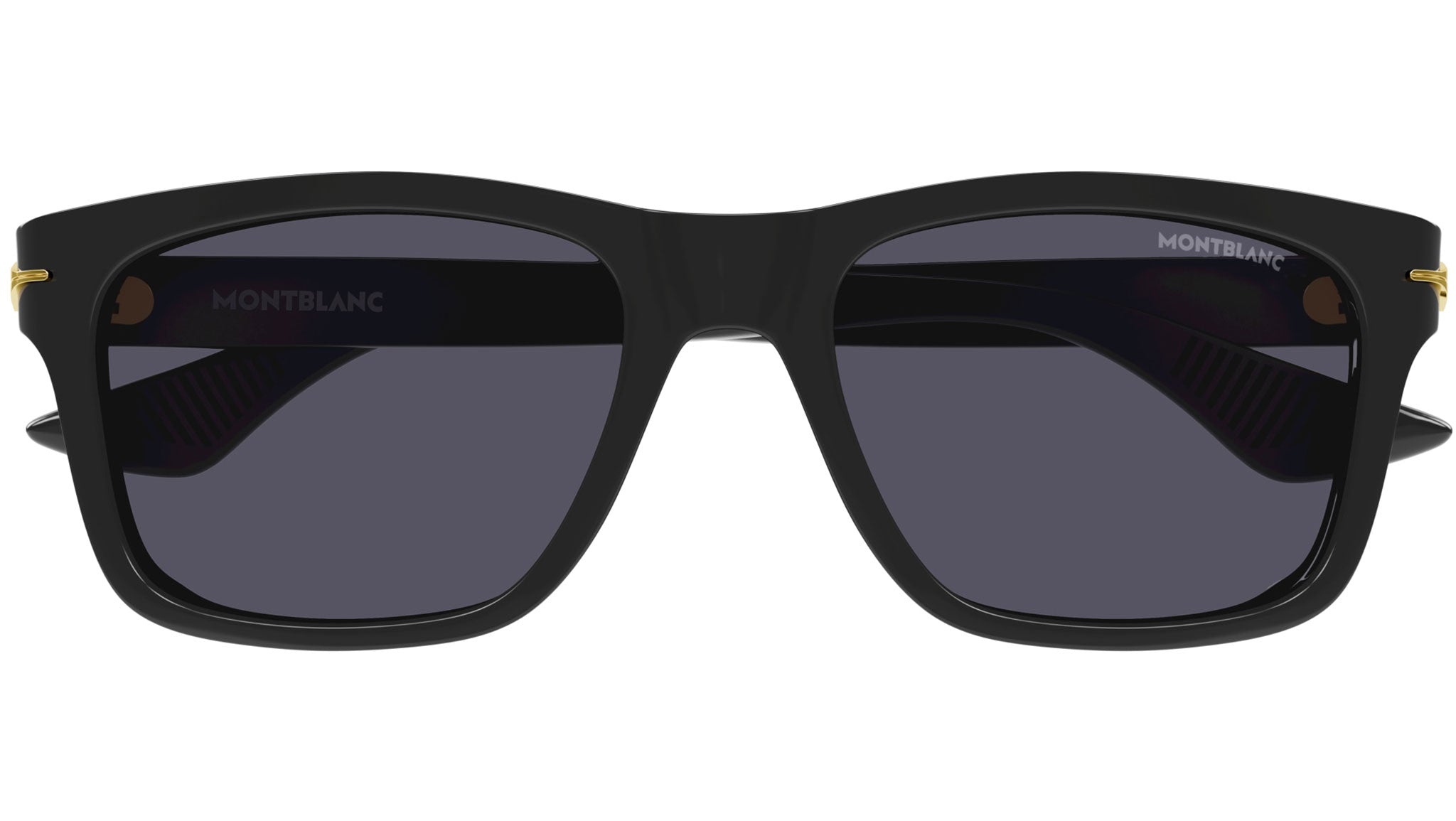 Occhiali da sole MONTBLANC MB0263S Shiny solid black