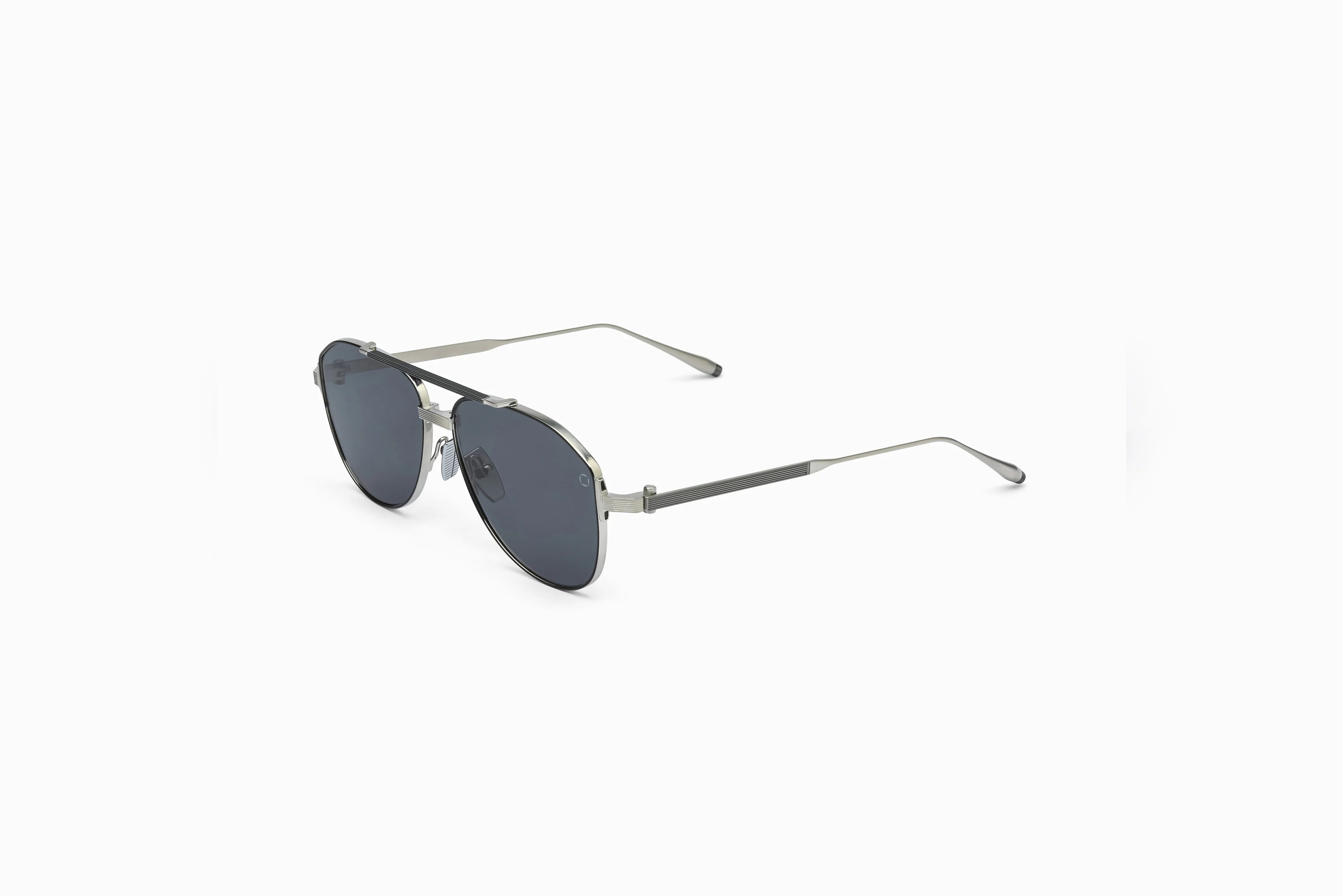 Occhiali da sole AKONI HELIOS BRUSHED SILVER