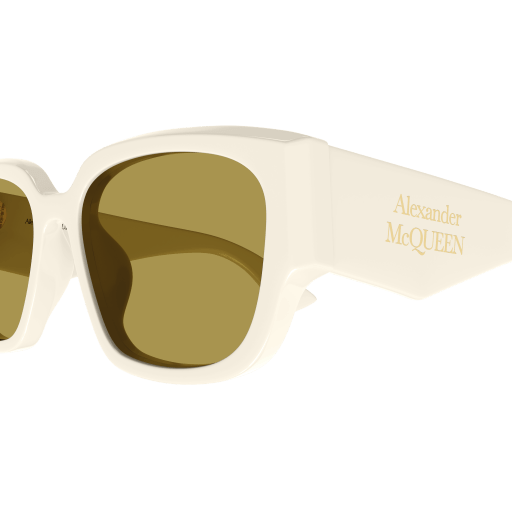 Occhiali da sole ALEXANDER MCQUEEN AM0468S AVORIO