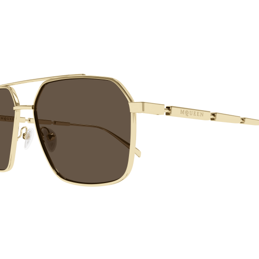 Occhiali da sole ALEXANDER MCQUEEN AM0477S ORO