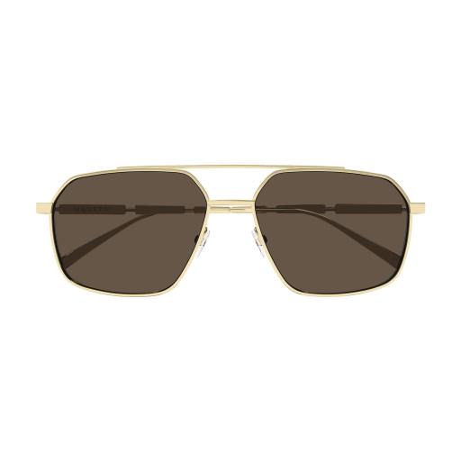 Occhiali da sole ALEXANDER MCQUEEN AM0477S ORO