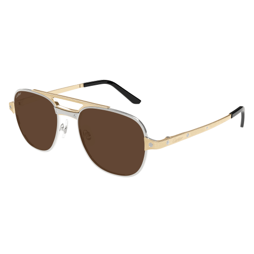 Occhiali da sole CARTIER CT0477S Argento M