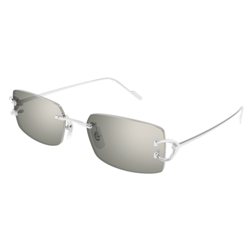 Occhiali da sole CARTIER CT0605S ARGENTO