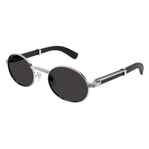 Occhiali da sole CARTIER CT0464S ARGENTO4