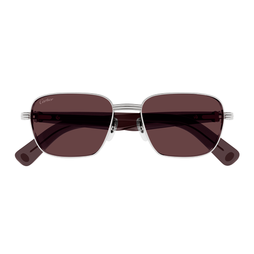 Occhiali da sole CARTIER CT0538S ARGENTO2