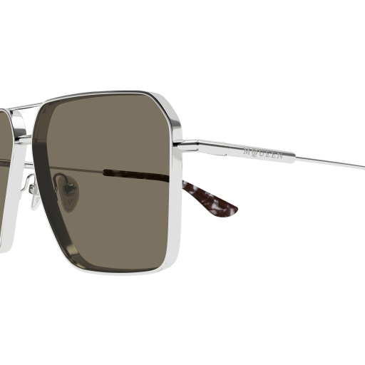 Occhiali da sole ALEXANDER MCQUEEN AM0500S ARGENTO2