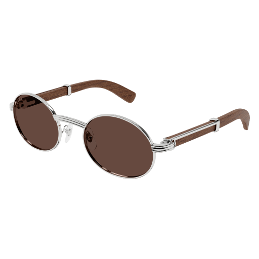 Occhiali da sole CARTIER CT0464S ARGENTO1