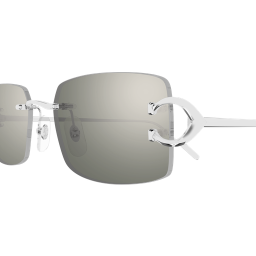 Occhiali da sole CARTIER CT0605S ARGENTO