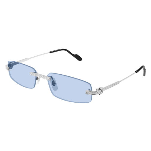 Occhiali da sole CARTIER CT0535S ARGENTO2