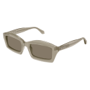 Occhiali da sole AZZEDINE ALAIA AA0089S MARRONE