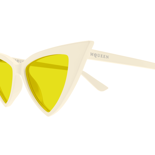 Occhiali da sole ALEXANDER MCQUEEN AM0518S AVORIO
