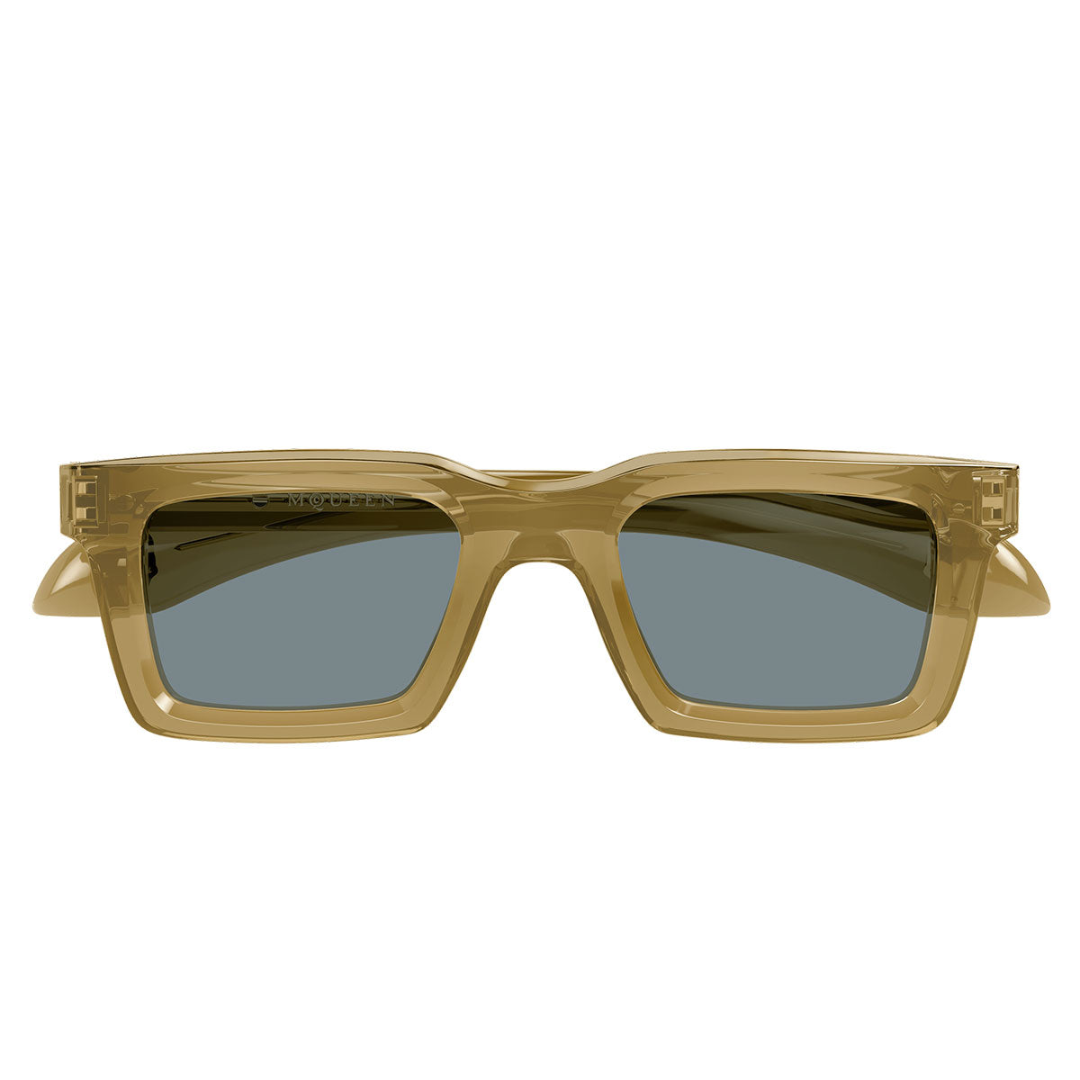 Alexander McQueen Occhiali da Sole AM0506S 007 Marrone/Grigio Uomo