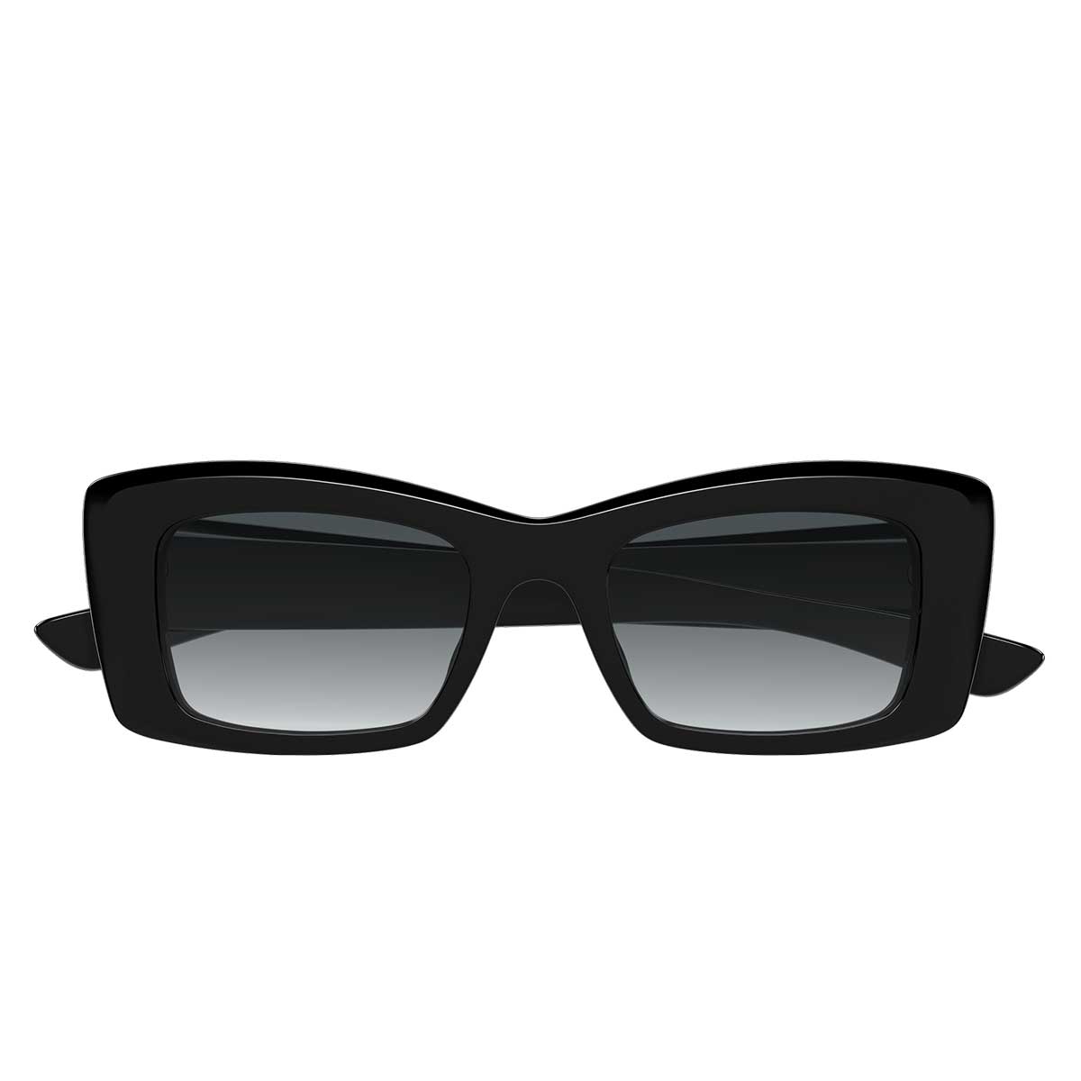 Alexander McQueen Occhiali da Sole AM0526S 001 Nero/Grigio Donna