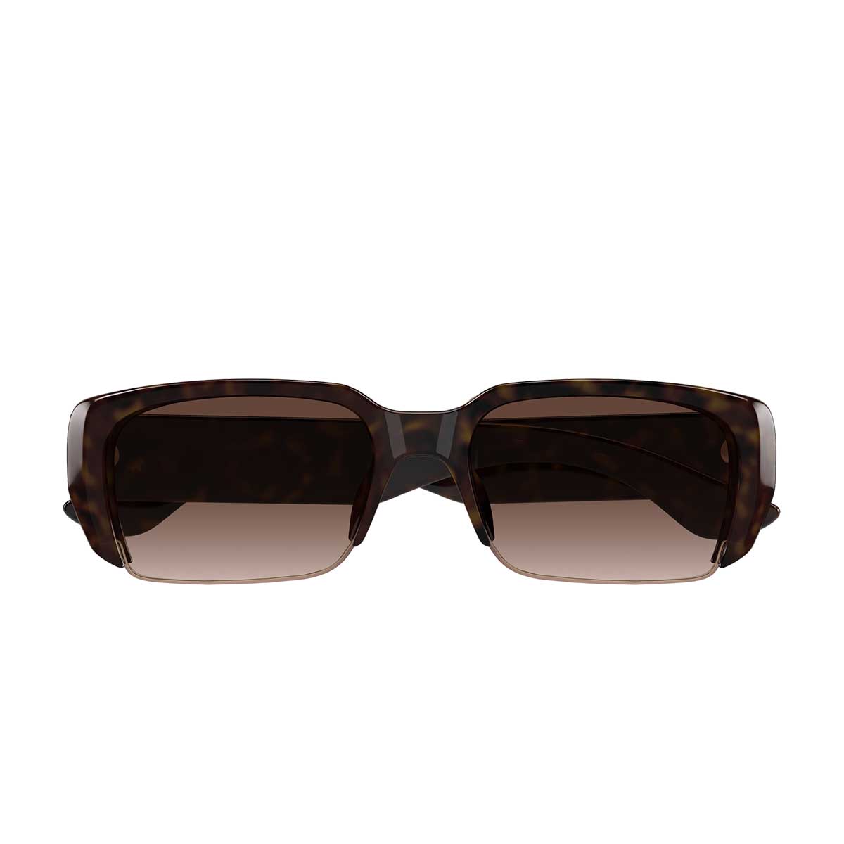 Alexander McQueen Occhiali da Sole AM0532S 002 Marrone/Marrone Unisex