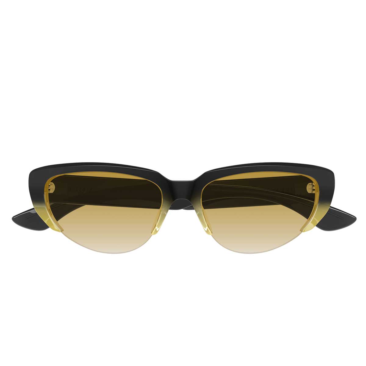 Alexander McQueen Occhiali da Sole AM0533S 003 Giallo/Marrone Donna